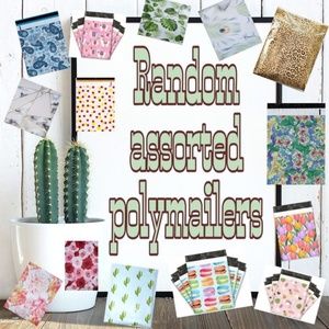 100 10x13 Random assorted designer polymailers